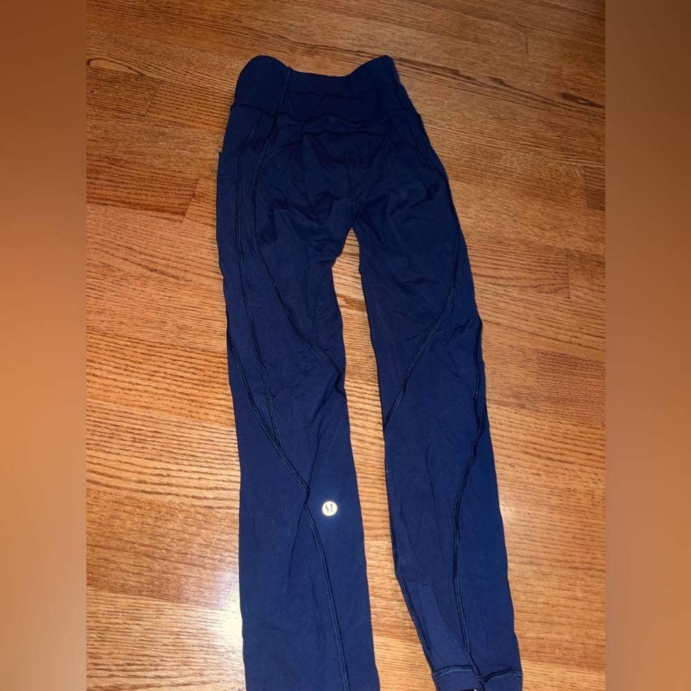 Navy lululemon leggings